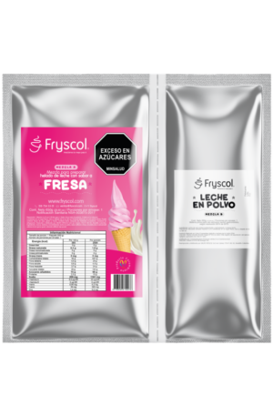 Mezcla para Helado Suave de Fresa x 1000 gr
