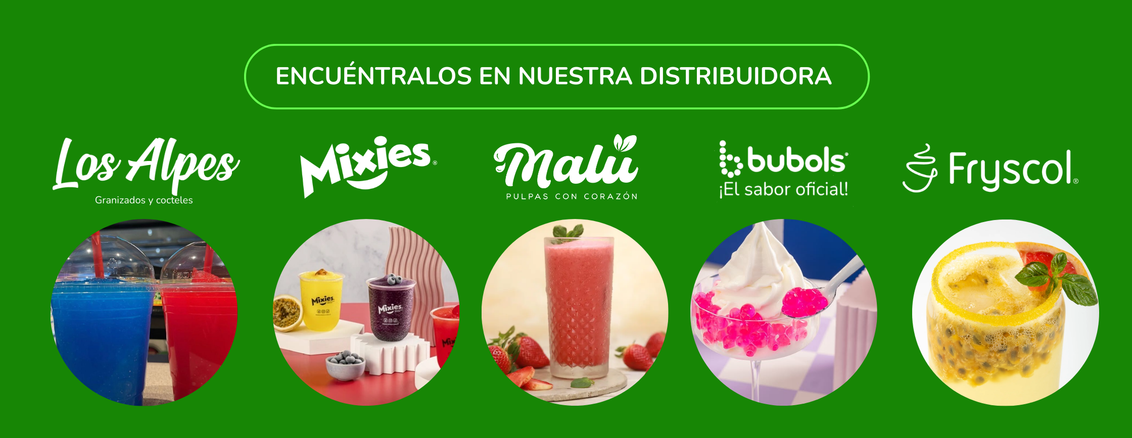 Pulpa de frutas siropes perlas explosivas